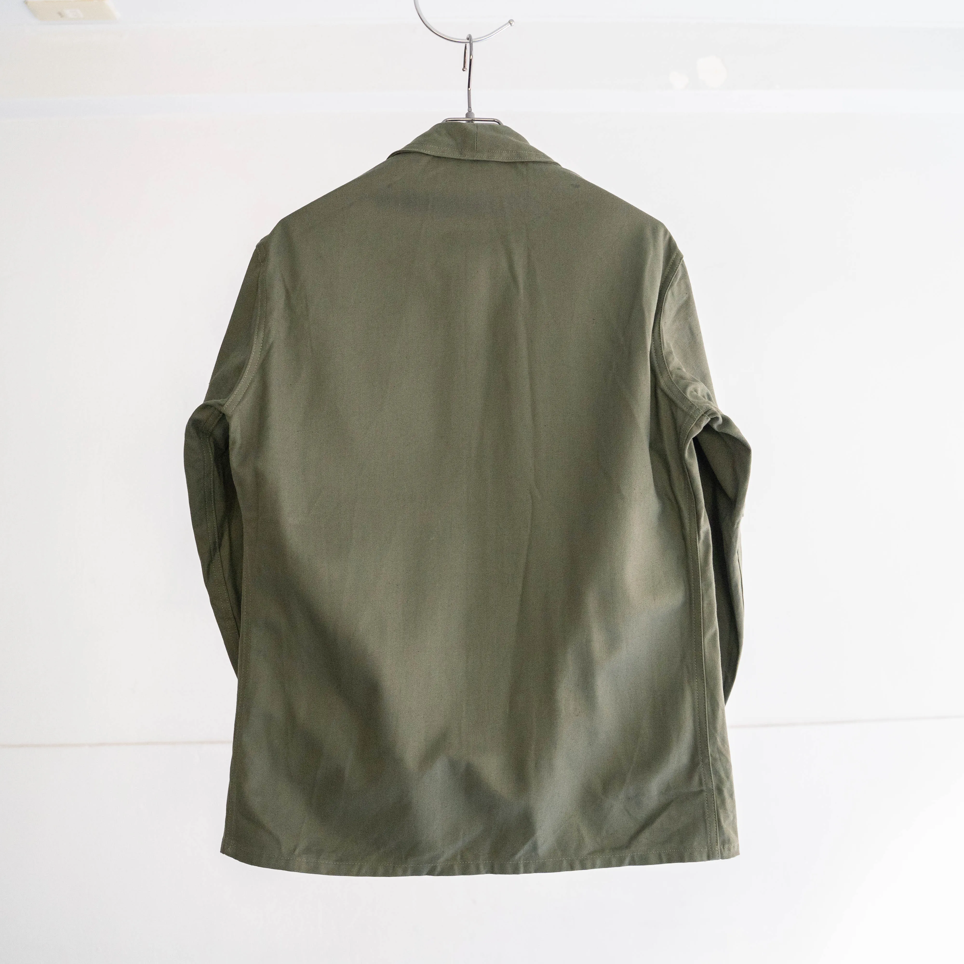 1950-60s French military green work jacket 'dead stock'