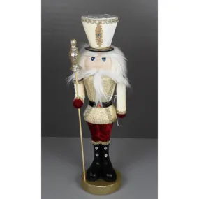 202707 24" Nutcracker Burg Gold