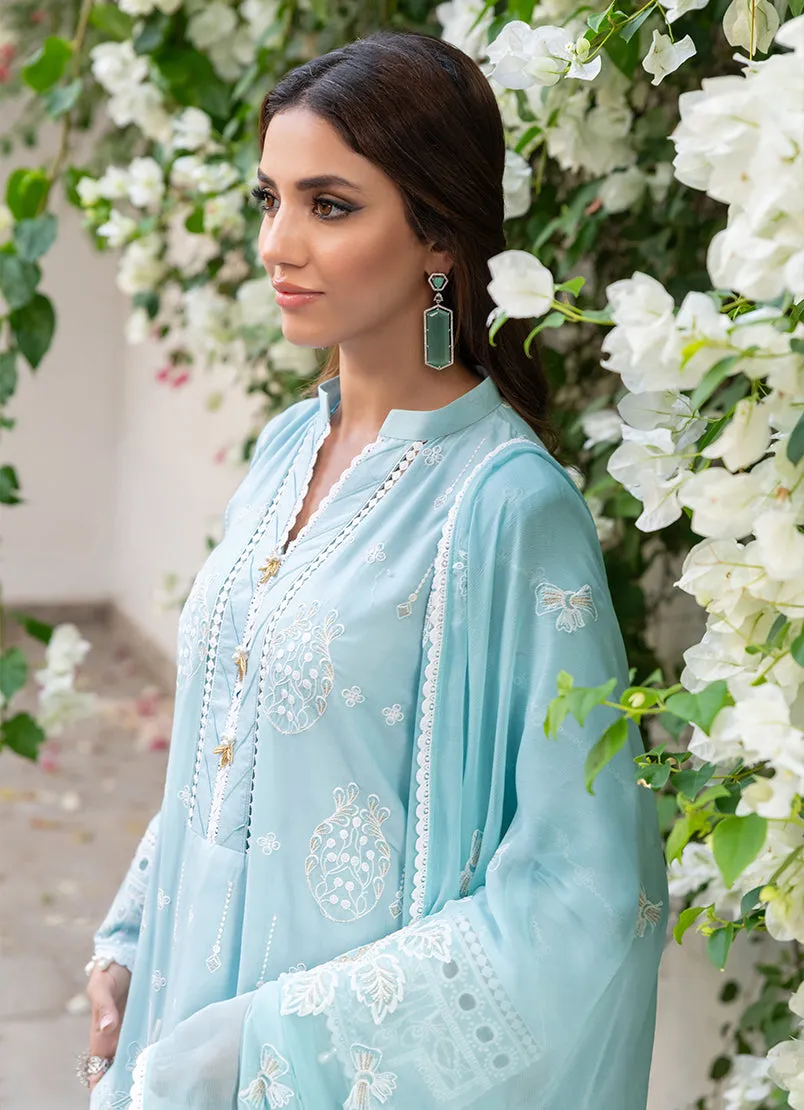 3 Pc Chikankari Lawn Unstitched