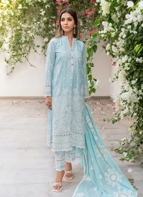 3 Pc Chikankari Lawn Unstitched