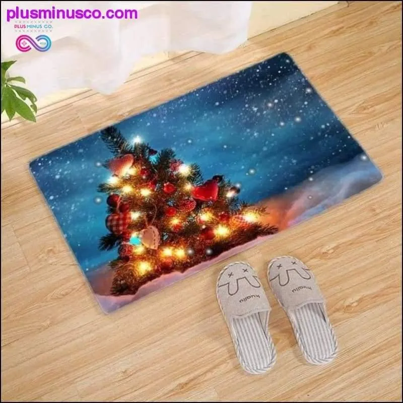 60*40cm Carpet Christmas Home Decoration at PlusMinusCo.com