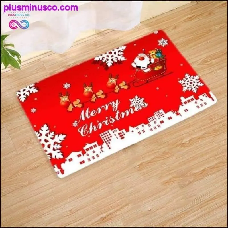 60*40cm Carpet Christmas Home Decoration at PlusMinusCo.com