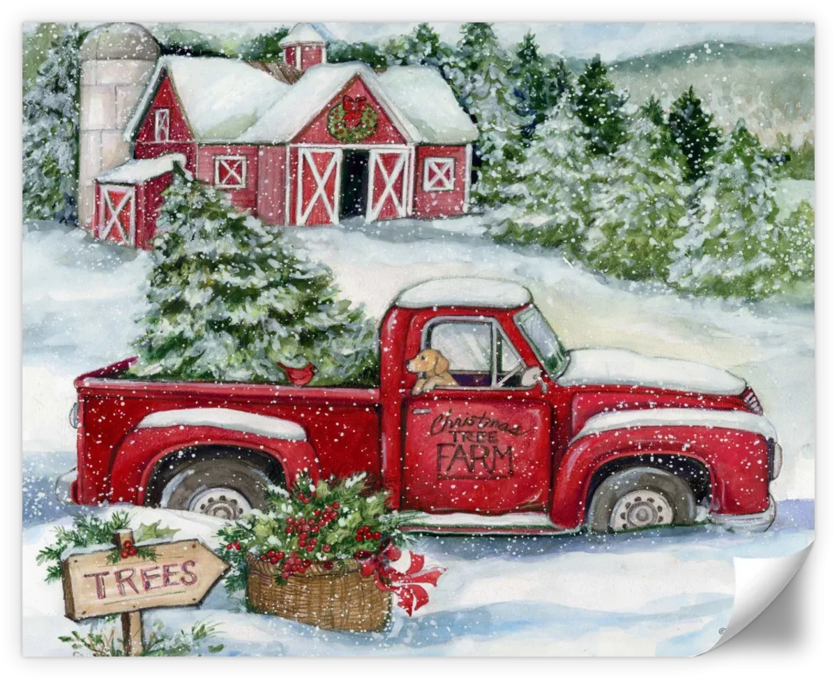 A Christmas Tree Farm Wall Art