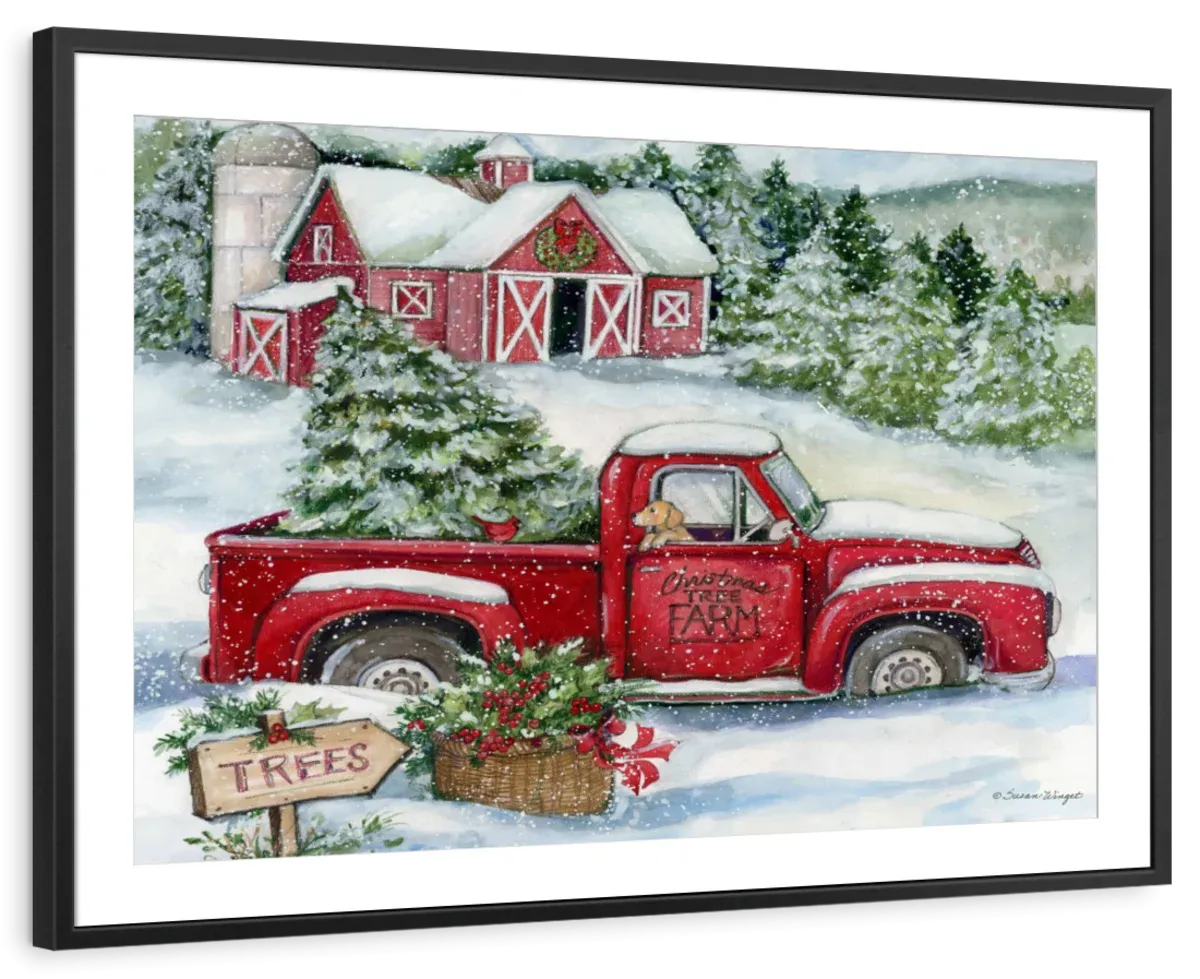 A Christmas Tree Farm Wall Art