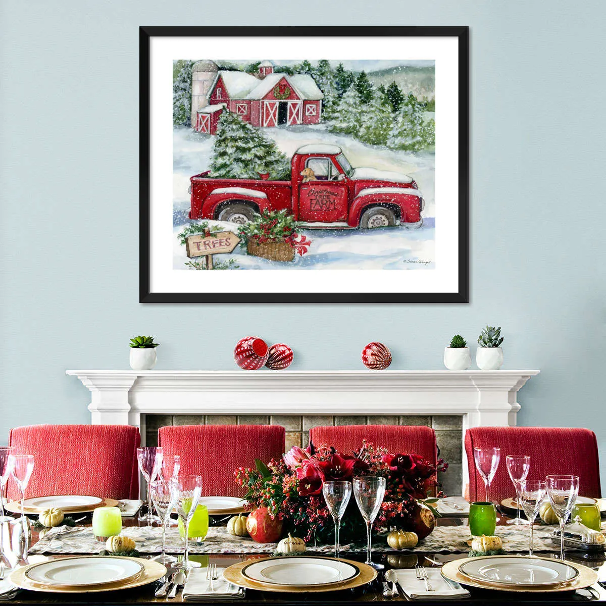 A Christmas Tree Farm Wall Art