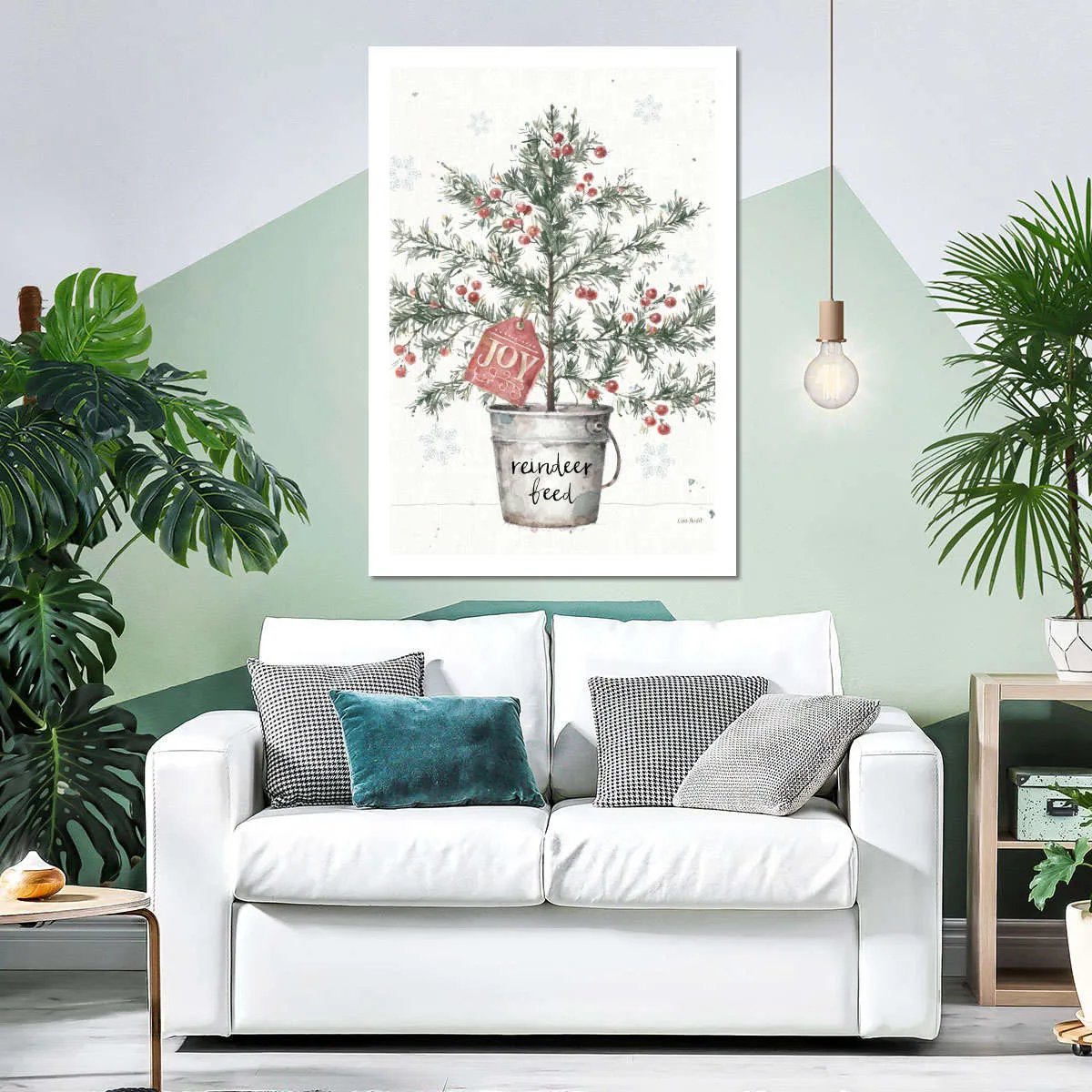 A Christmas Weekend I Greenery Wall Art