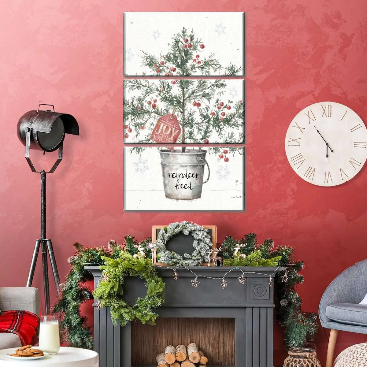 A Christmas Weekend I Greenery Wall Art