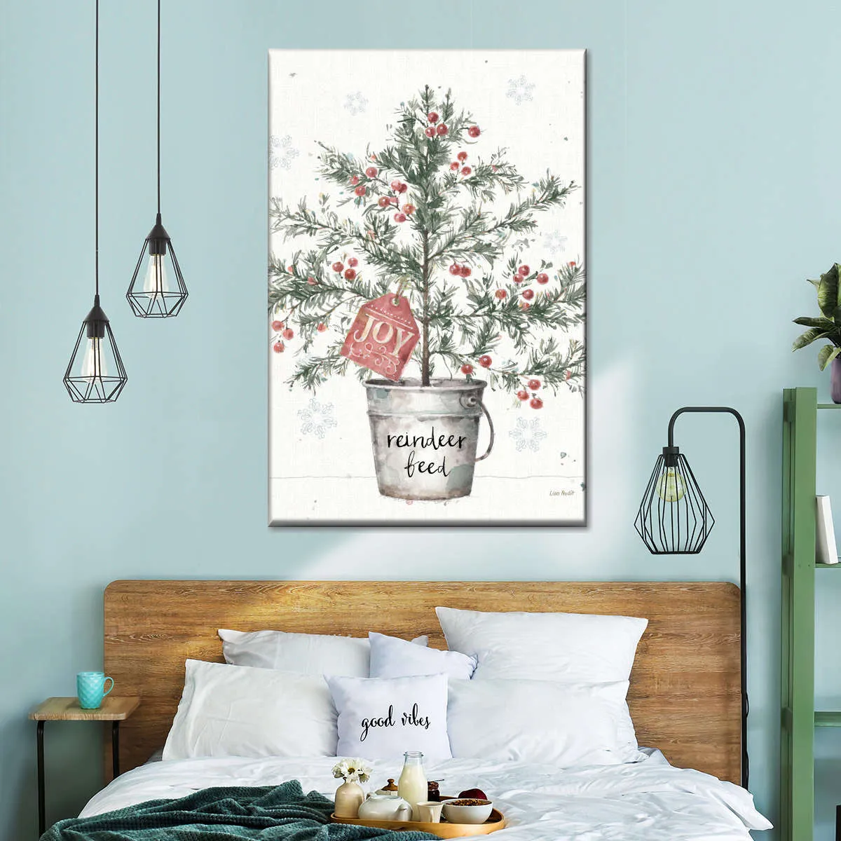 A Christmas Weekend I Greenery Wall Art