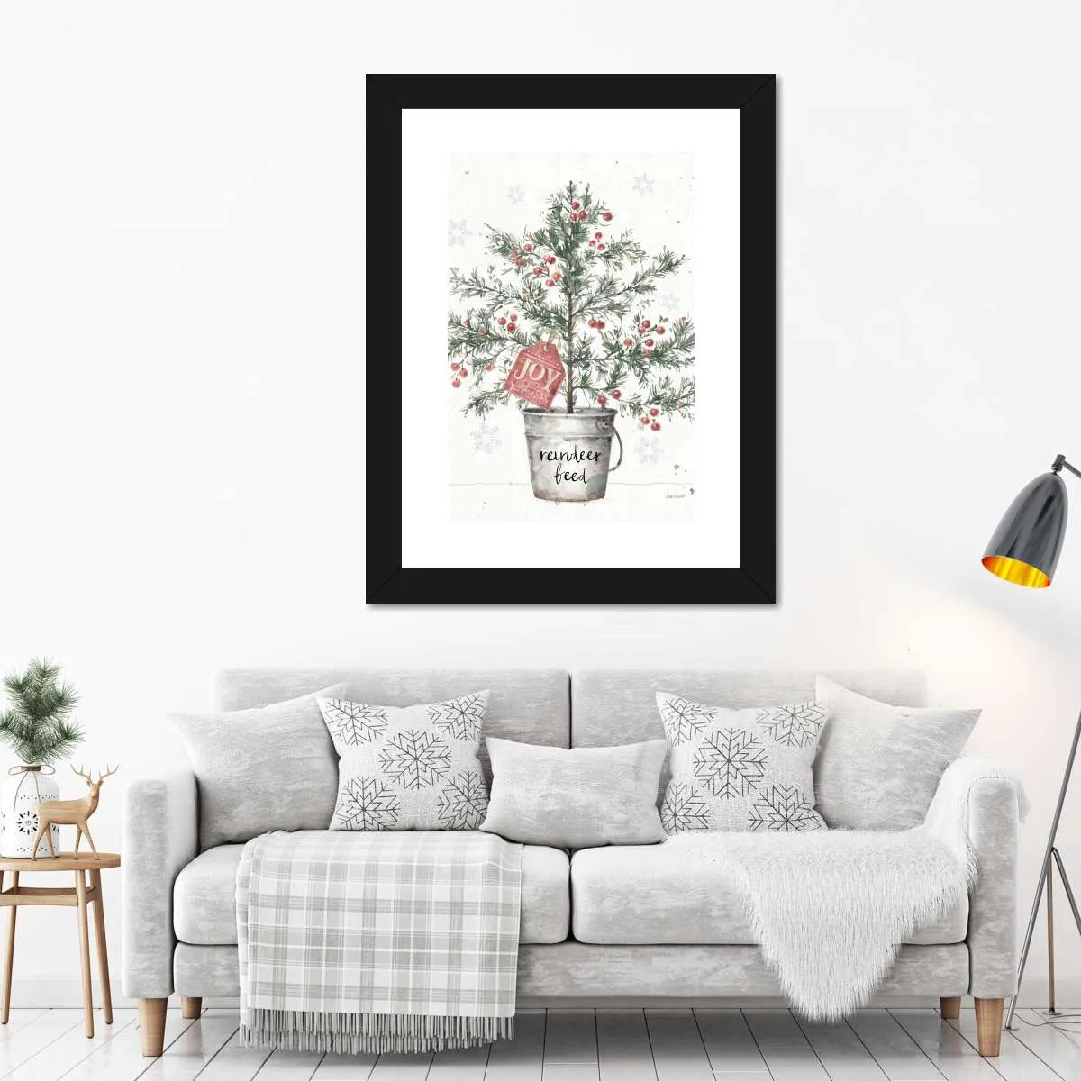 A Christmas Weekend I Greenery Wall Art