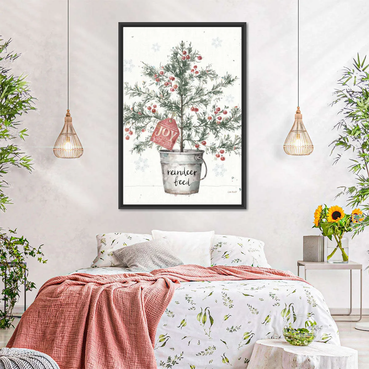 A Christmas Weekend I Greenery Wall Art