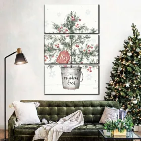 A Christmas Weekend I Greenery Wall Art