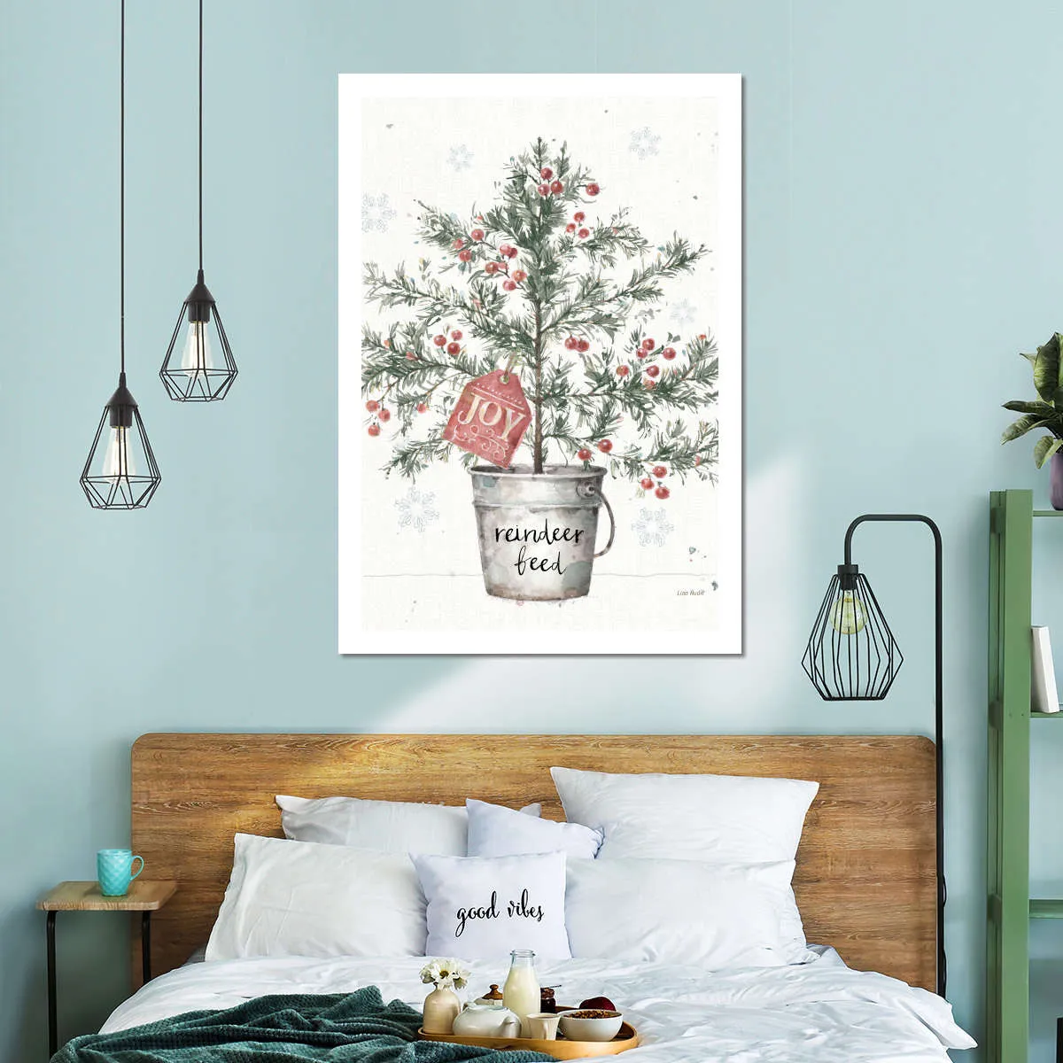 A Christmas Weekend I Greenery Wall Art