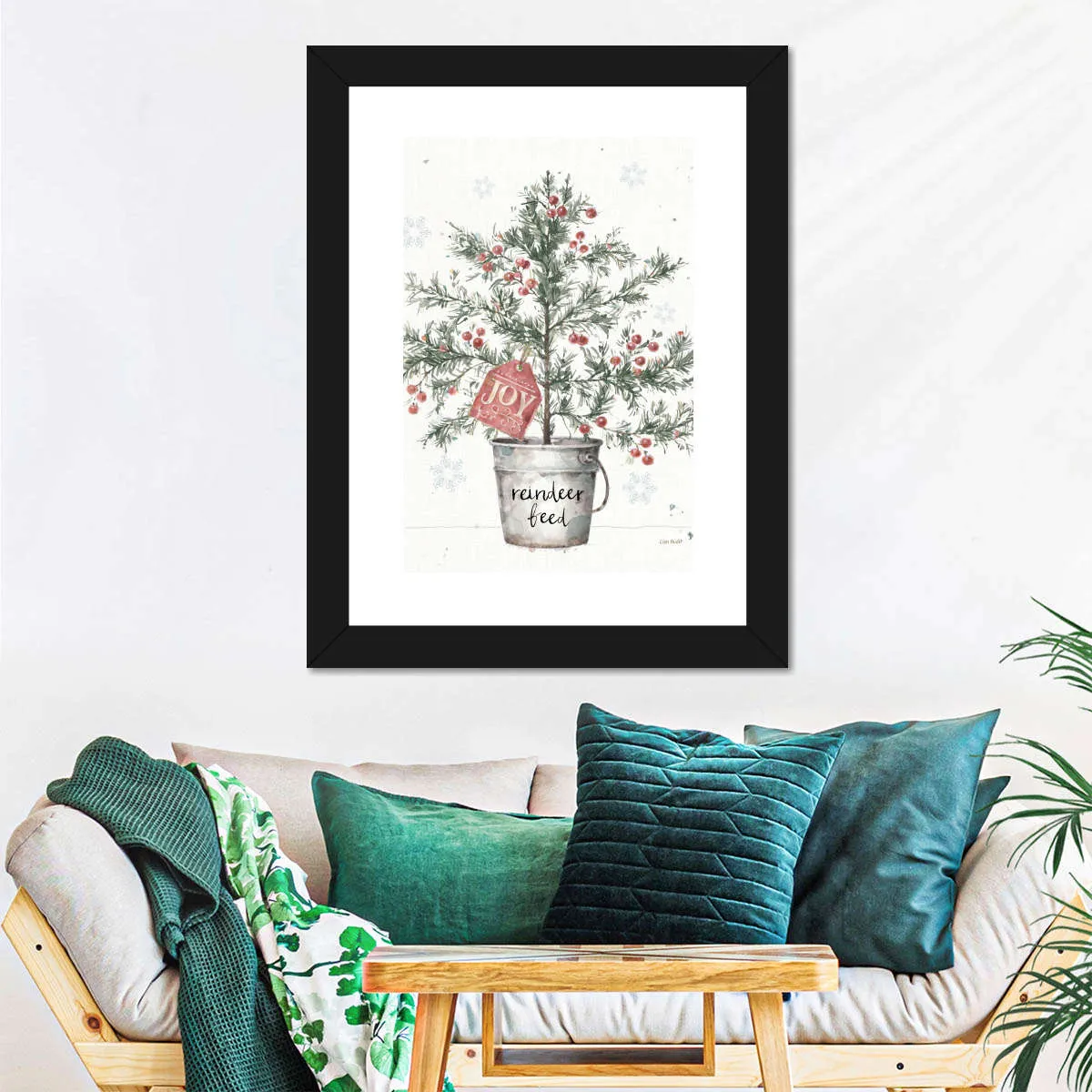 A Christmas Weekend I Greenery Wall Art