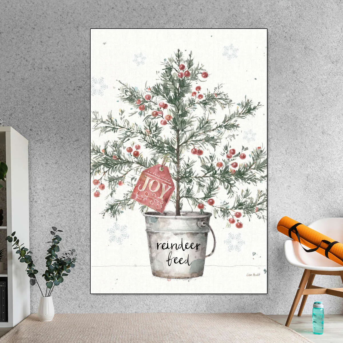 A Christmas Weekend I Greenery Wall Art