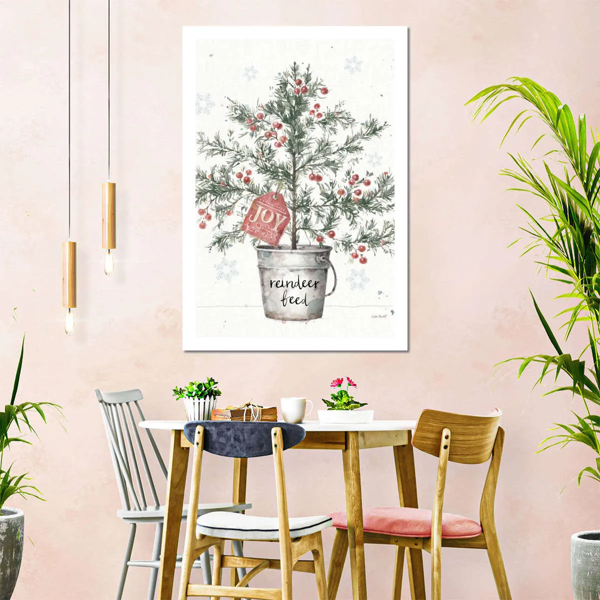 A Christmas Weekend I Greenery Wall Art