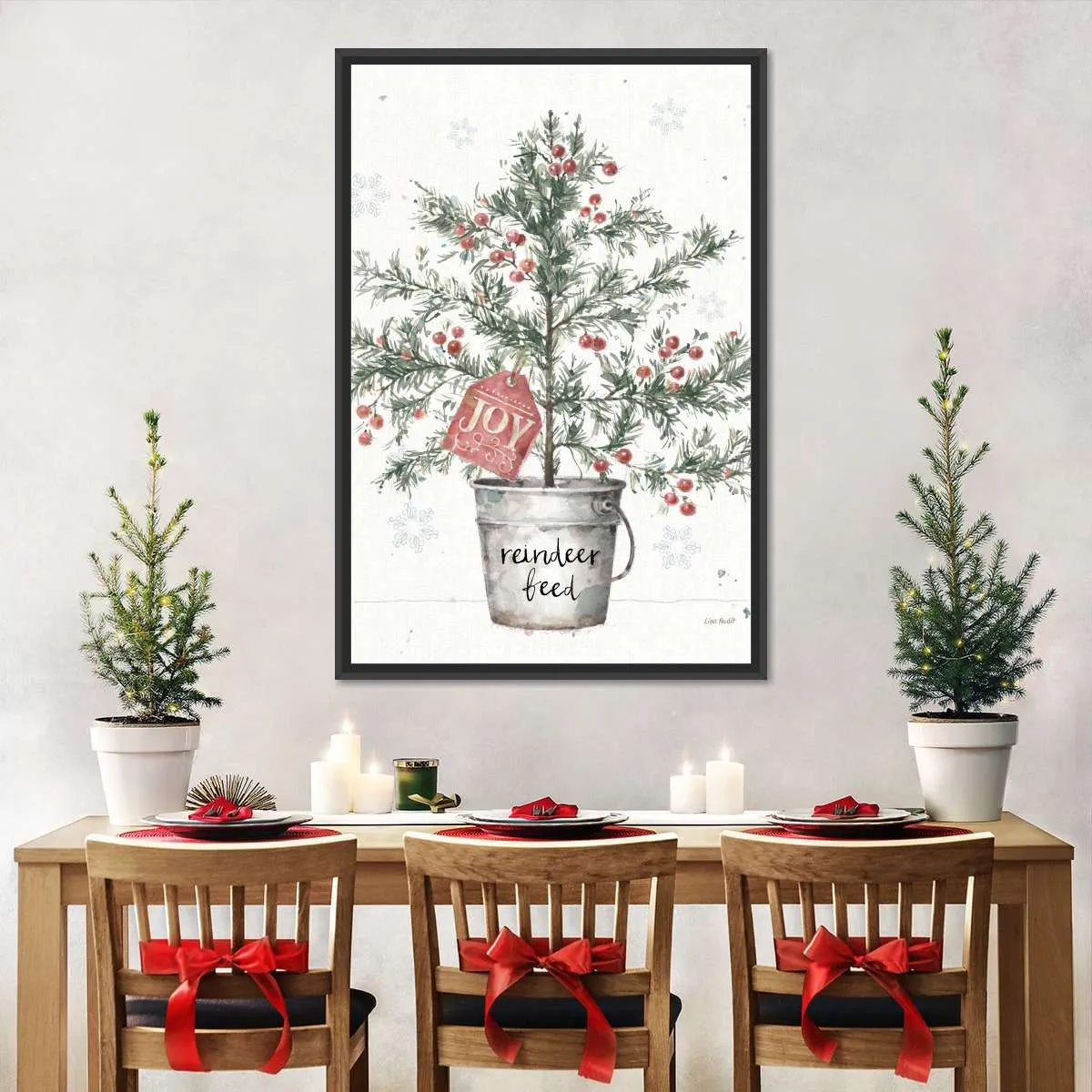 A Christmas Weekend I Greenery Wall Art