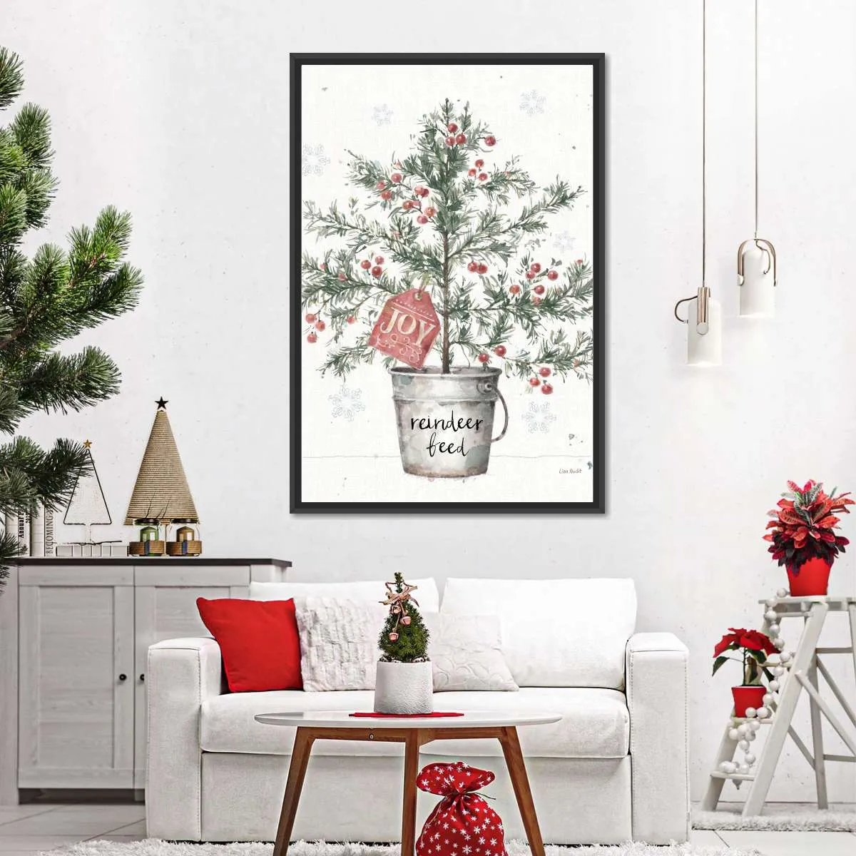 A Christmas Weekend I Greenery Wall Art