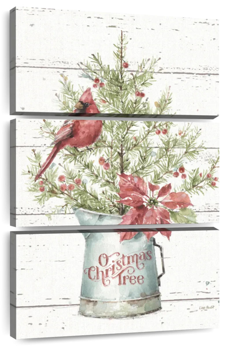 A Christmas Weekend II Shiplap Wall Art