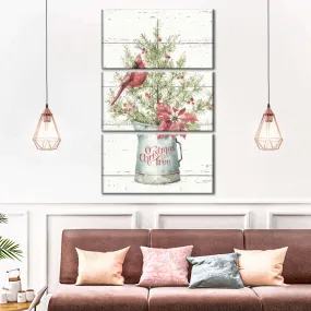 A Christmas Weekend II Shiplap Wall Art