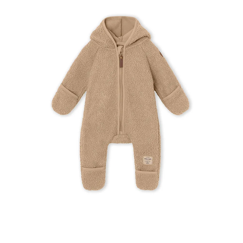 Adel Teddyfleece Jumpsuit. GRS Savannah Tan