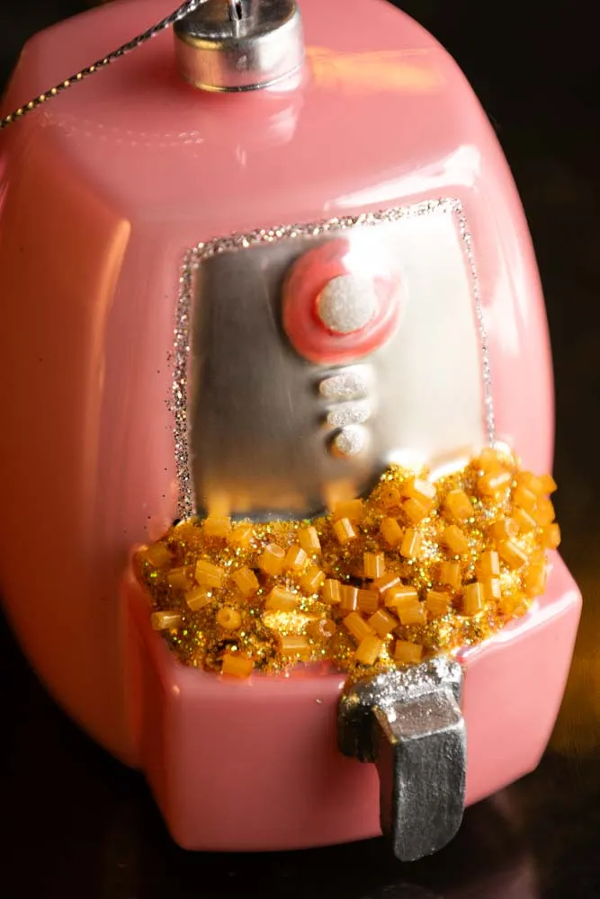 Festive Air Fryer Christmas Tree Ornament – Unique Holiday Kitchen Decoration for a Joyful Celebration