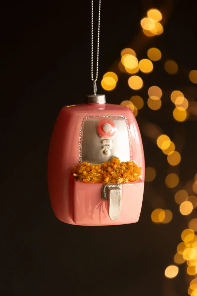 Festive Air Fryer Christmas Tree Ornament – Unique Holiday Kitchen Decoration for a Joyful Celebration