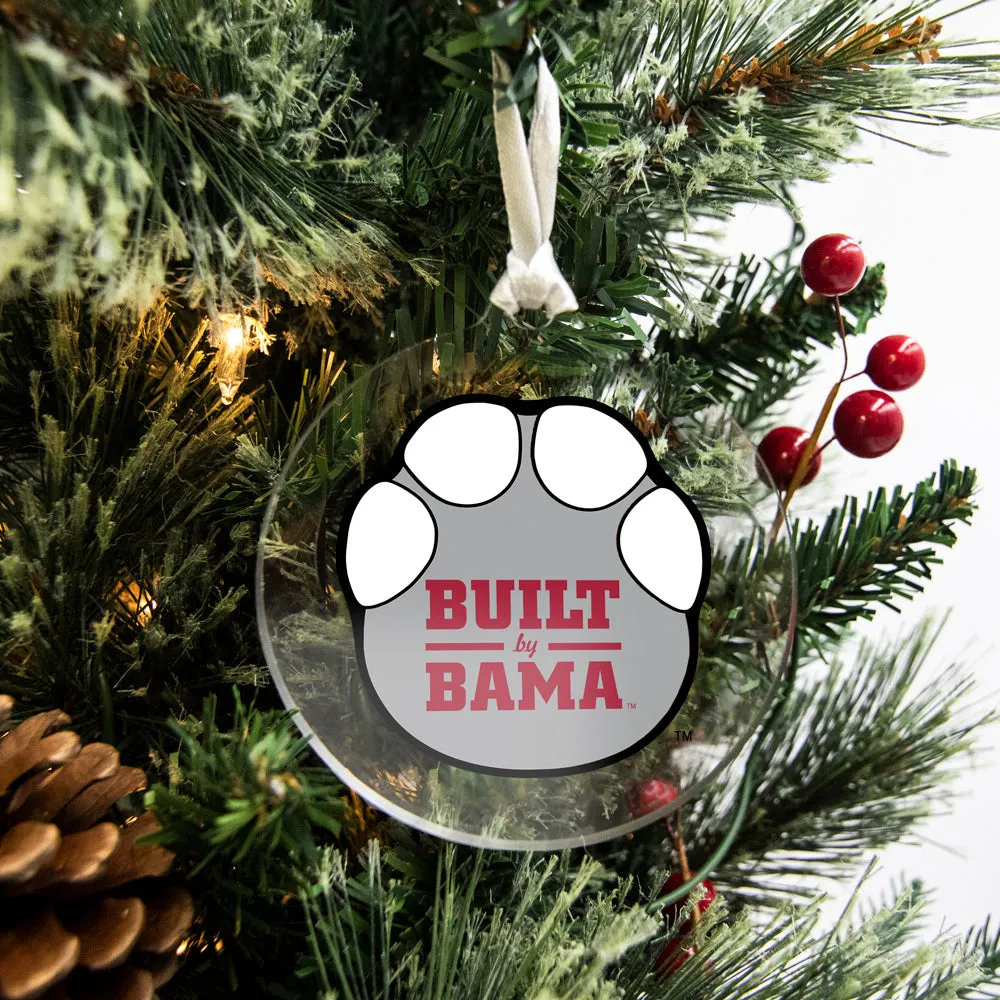 Alabama Crimson Tide - Built By Bama Ornament & Bag Tag