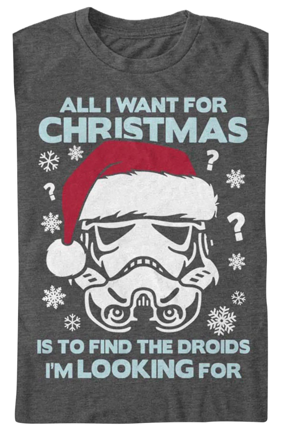 All I Want For Christmas Star Wars T-Shirt