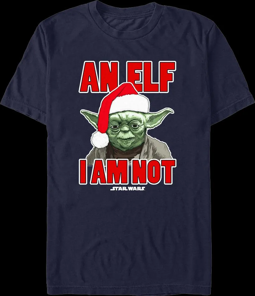 An Elf I Am Not Yoda Star Wars T-Shirt