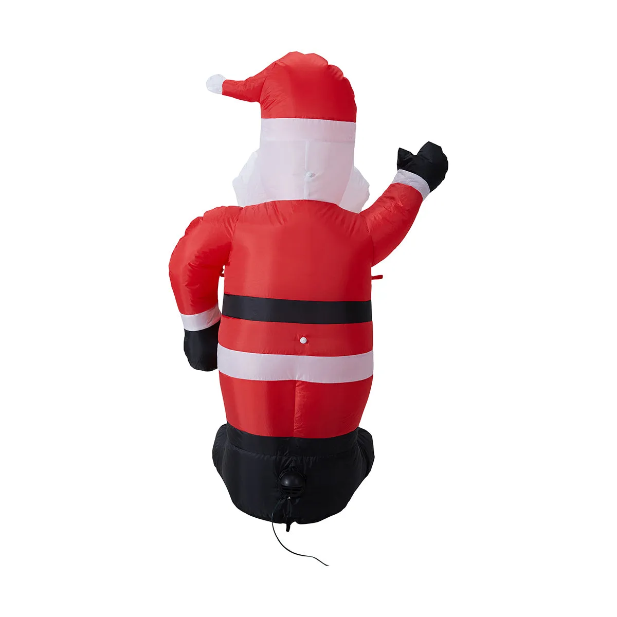 Anko Christmas Festive1.2m Inflatable Santa with Fixing Hooks & Ropes