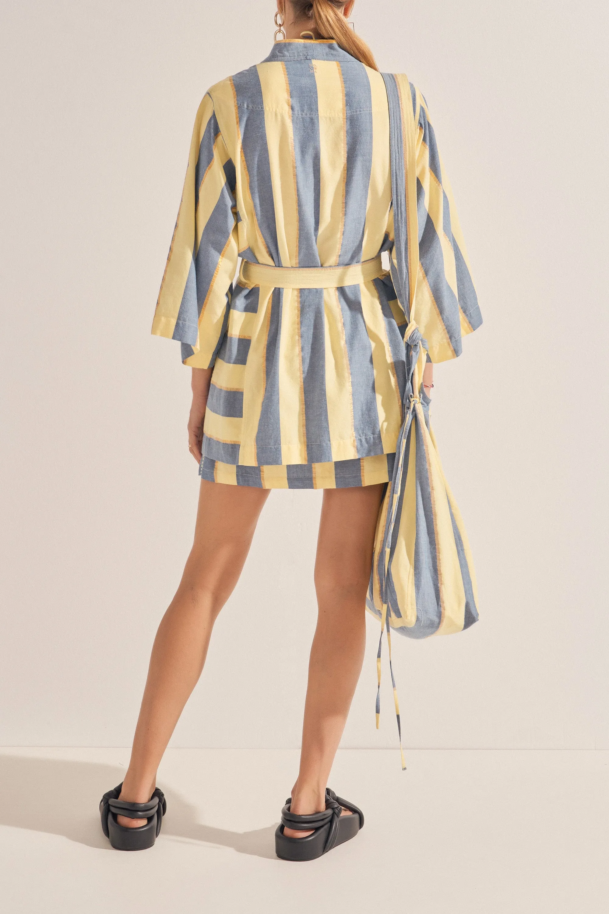 Ariane Xania Stripe Kimono Robe