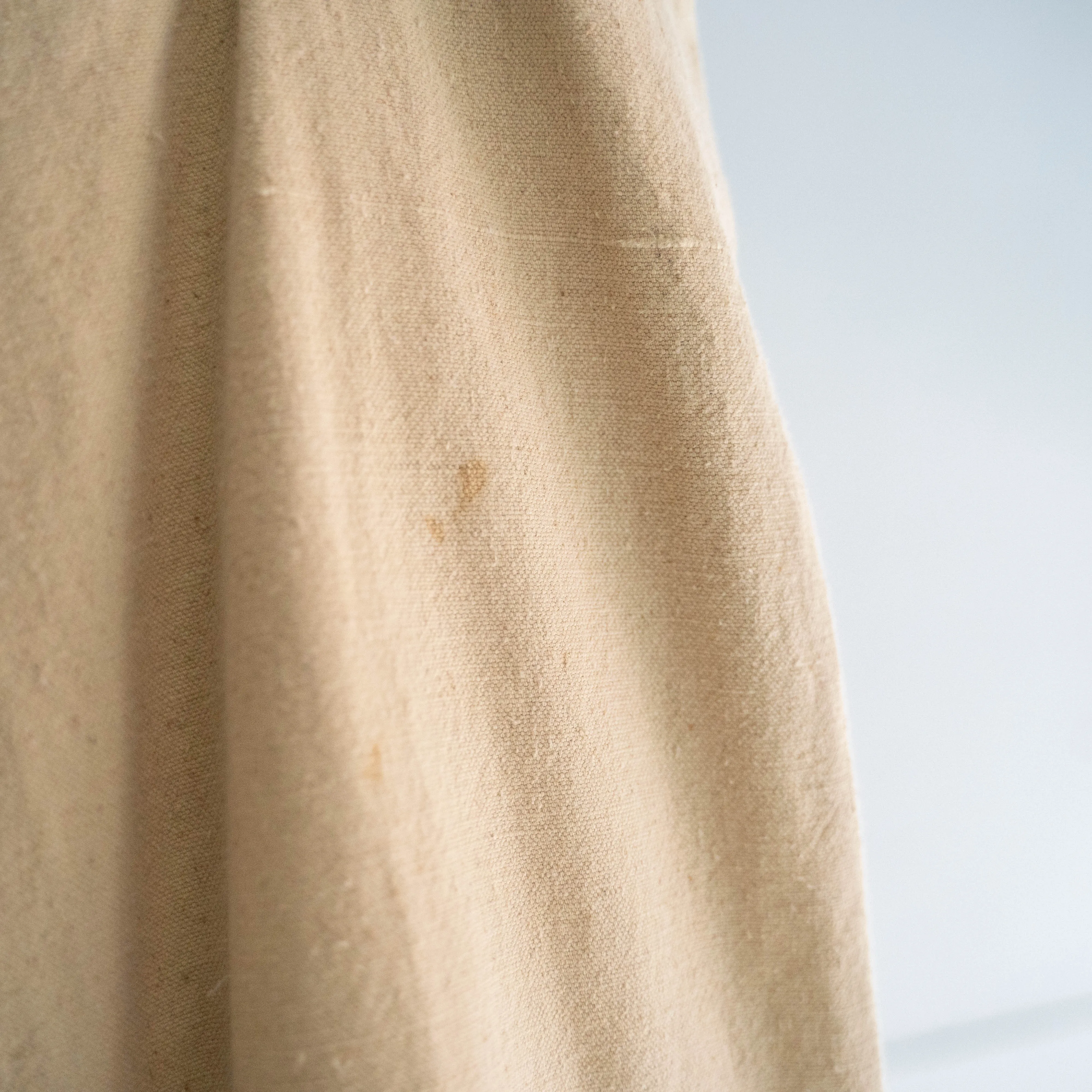 around 1980s beige color linen sailor pants