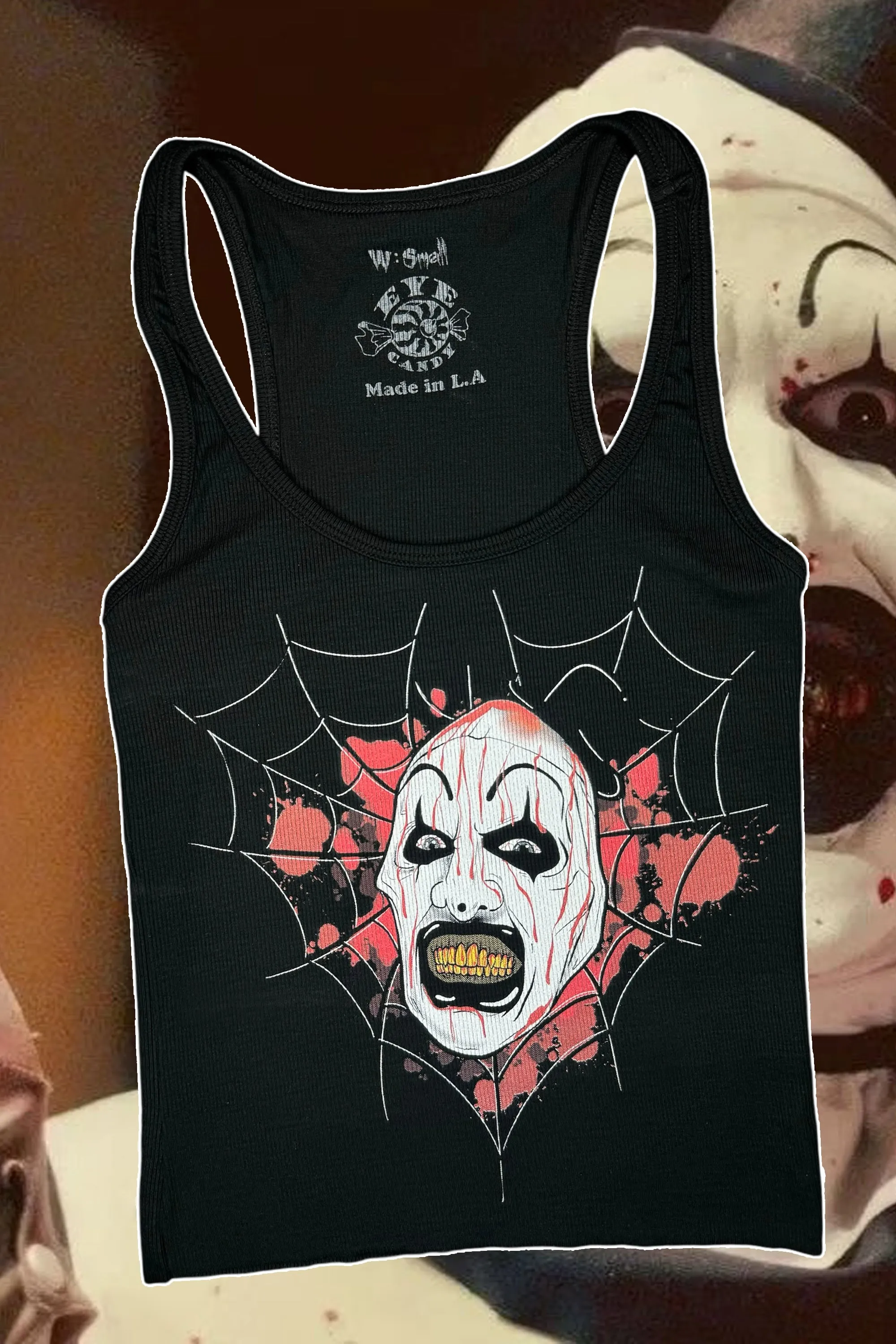 Art The Clown Ribbed Tank Top