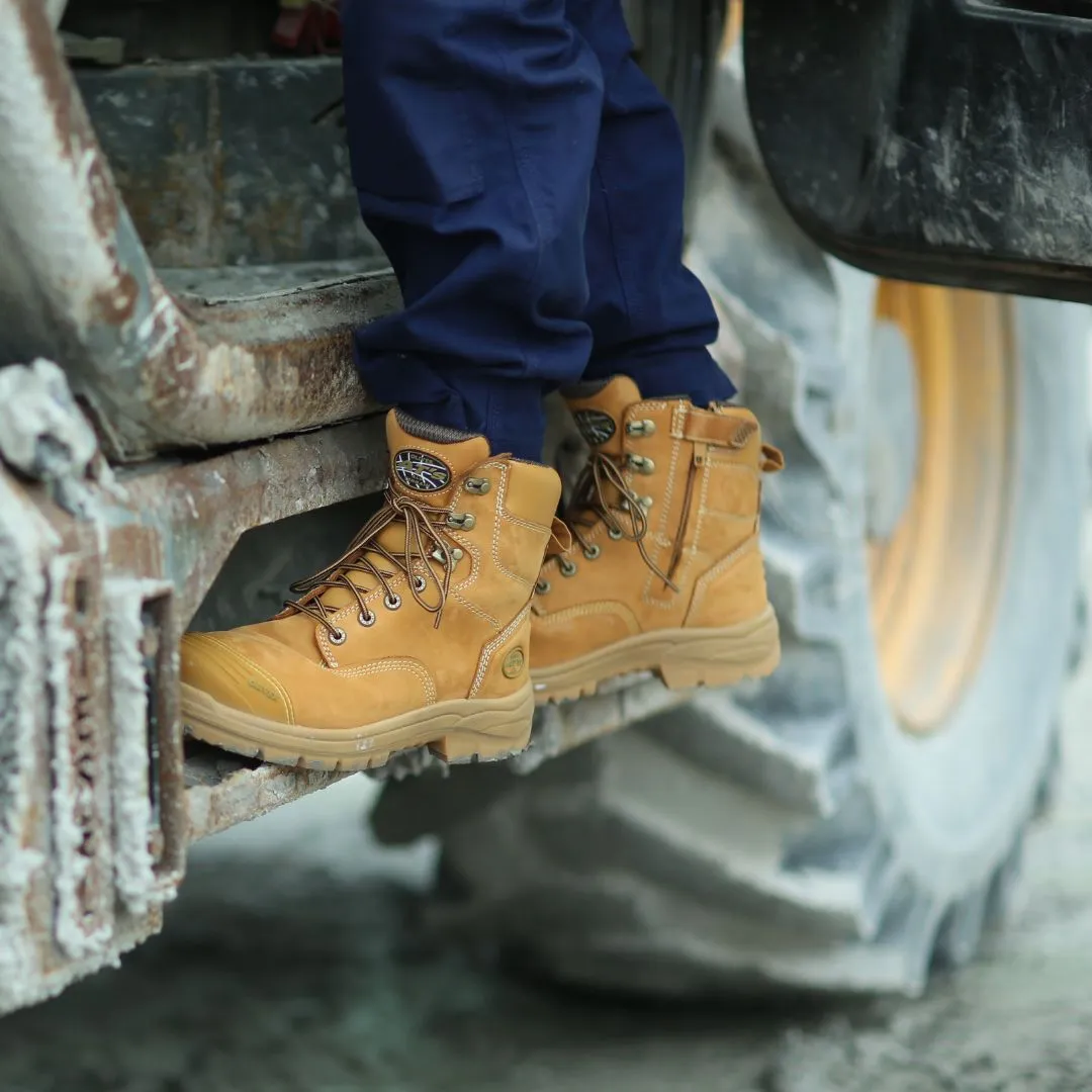 AT's Wheat Toe Guard Zip up Boot