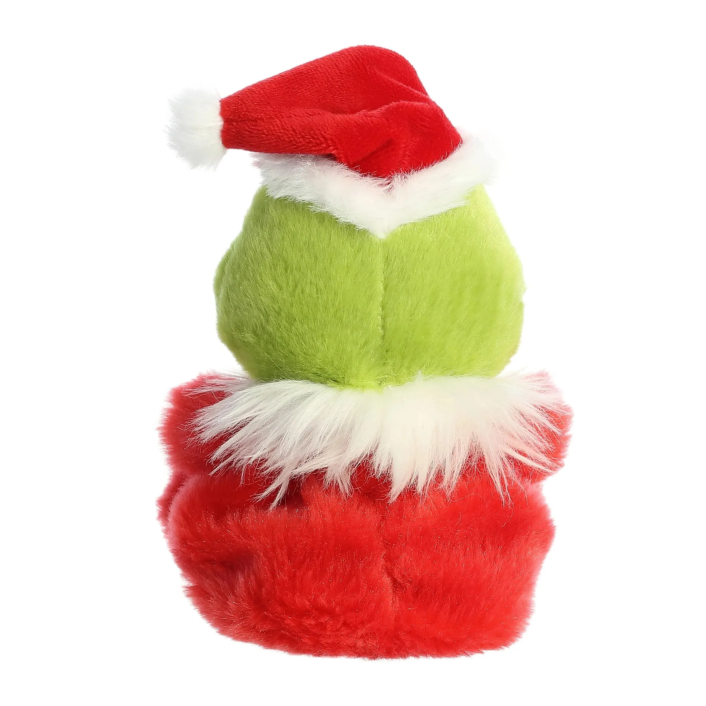 Aurora Dr. Seuss The Grinch 5" Santa Grinch Palm Pals Plush Toy