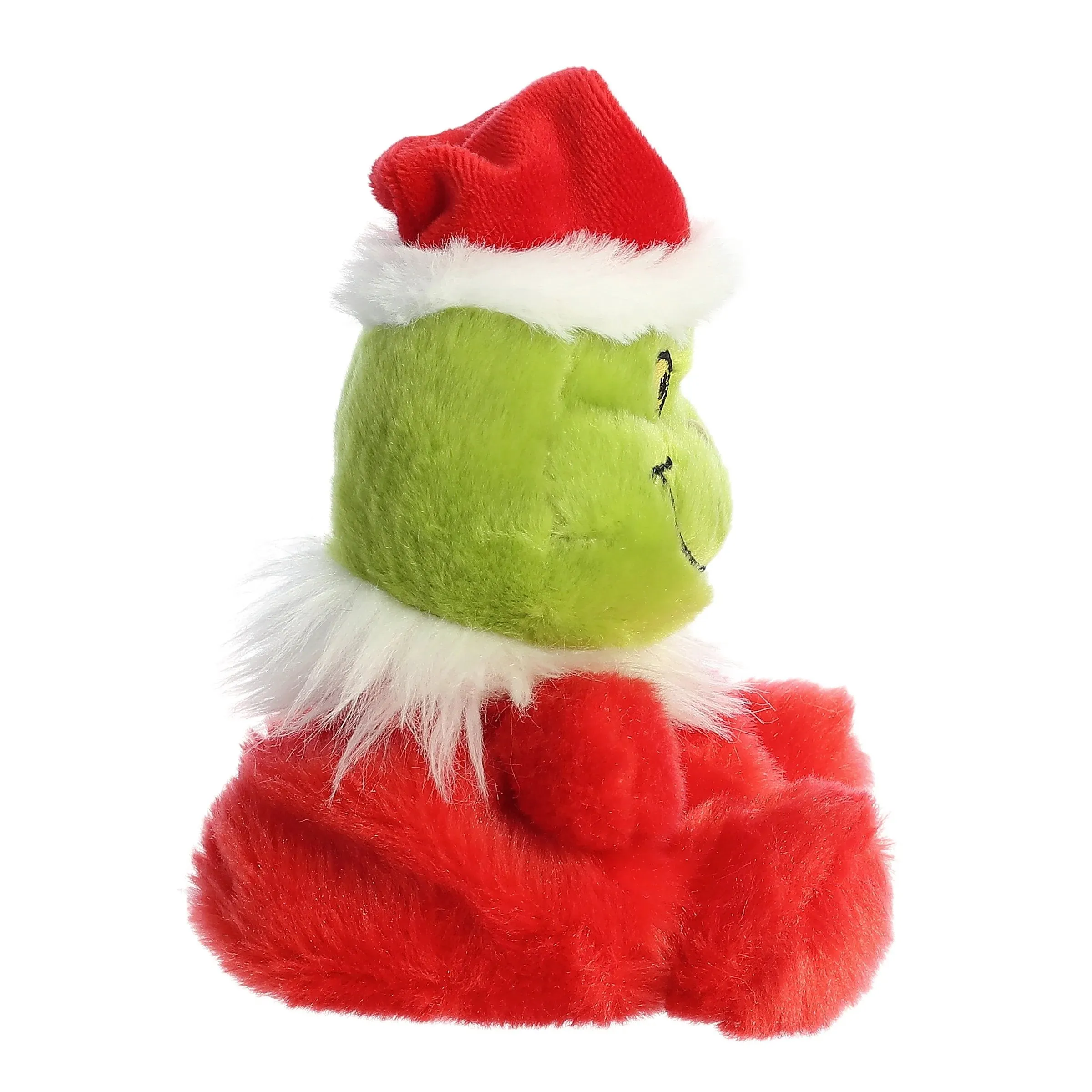 Aurora Dr. Seuss The Grinch 5" Santa Grinch Palm Pals Plush Toy