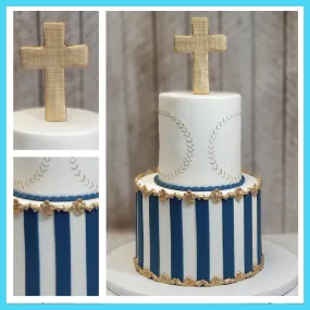 Baseball Confirmation Cake