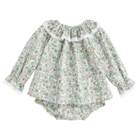 Bella Bliss Birdie Bloomer Set - Jade