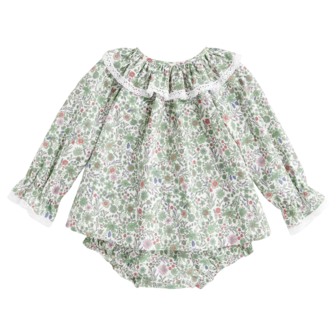 Bella Bliss Birdie Bloomer Set - Jade