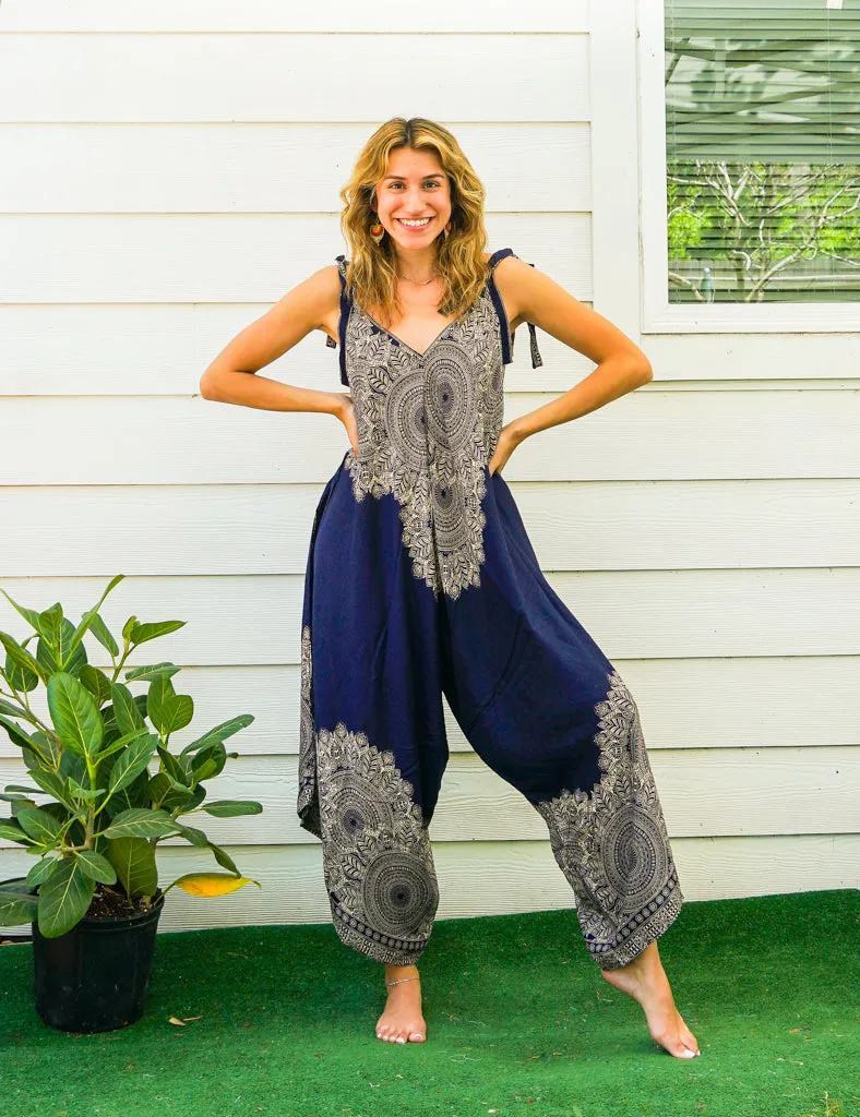 Blue Lotus Mandala Jumpsuit