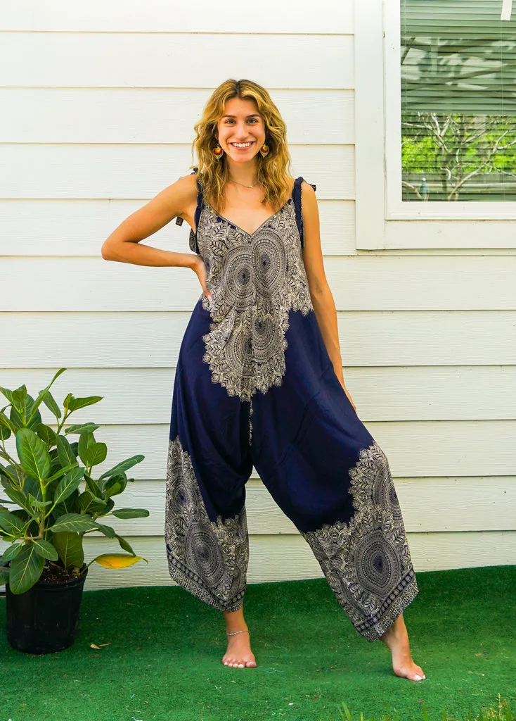 Blue Lotus Mandala Jumpsuit