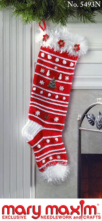 Bobble Stocking Pattern