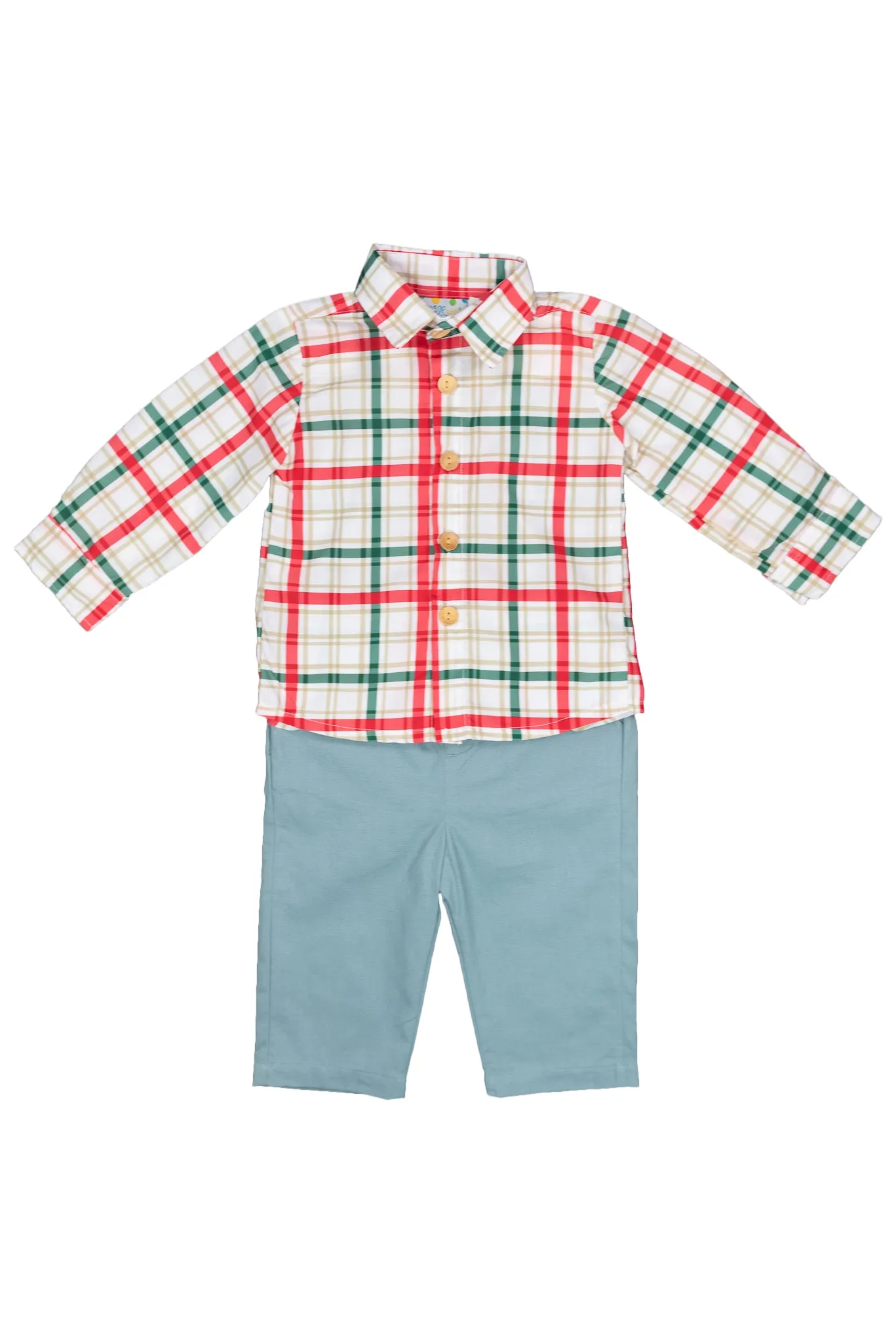 Boys Mistletoe Pants Set