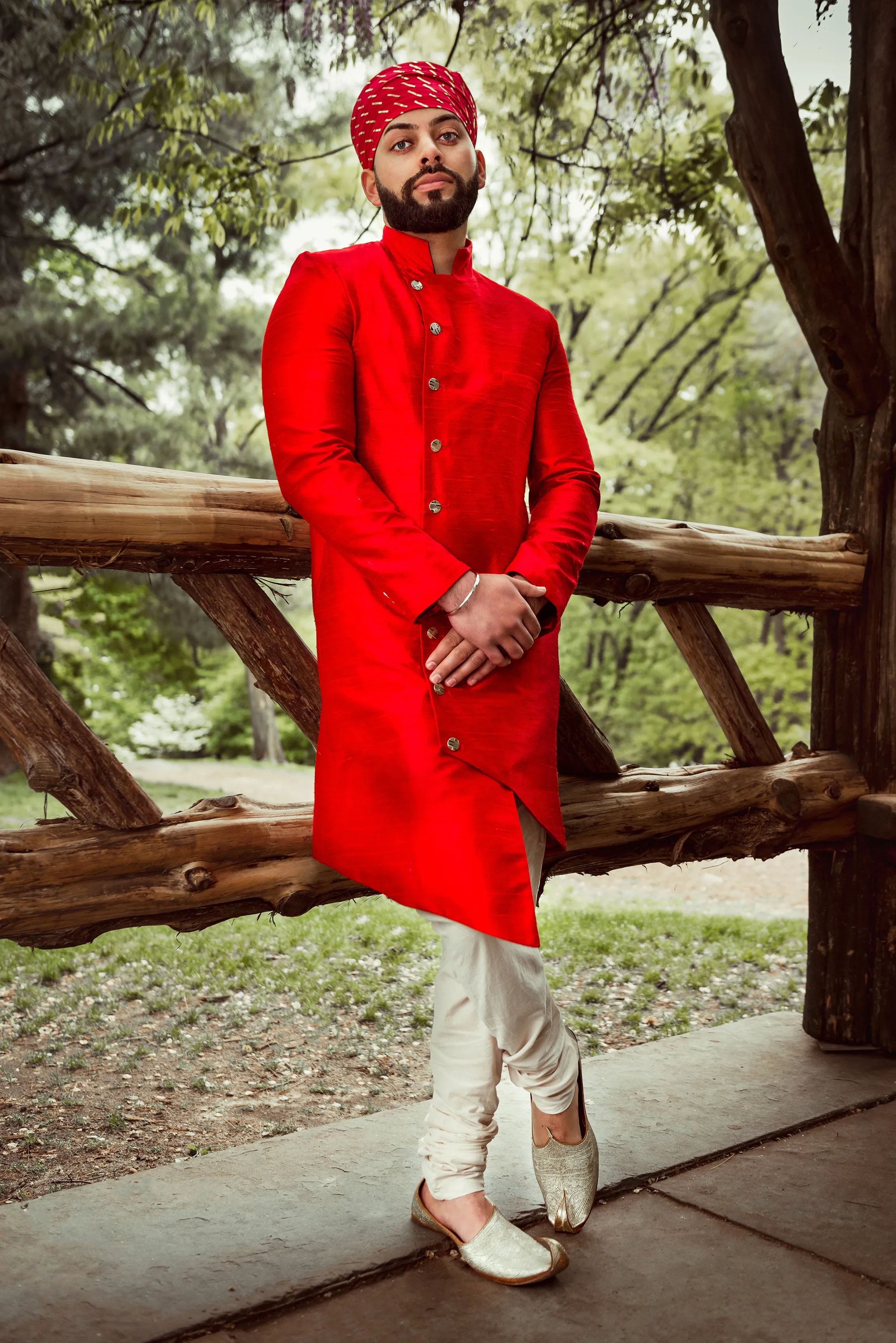 BRAR Asymmetrical Sherwani Jacket