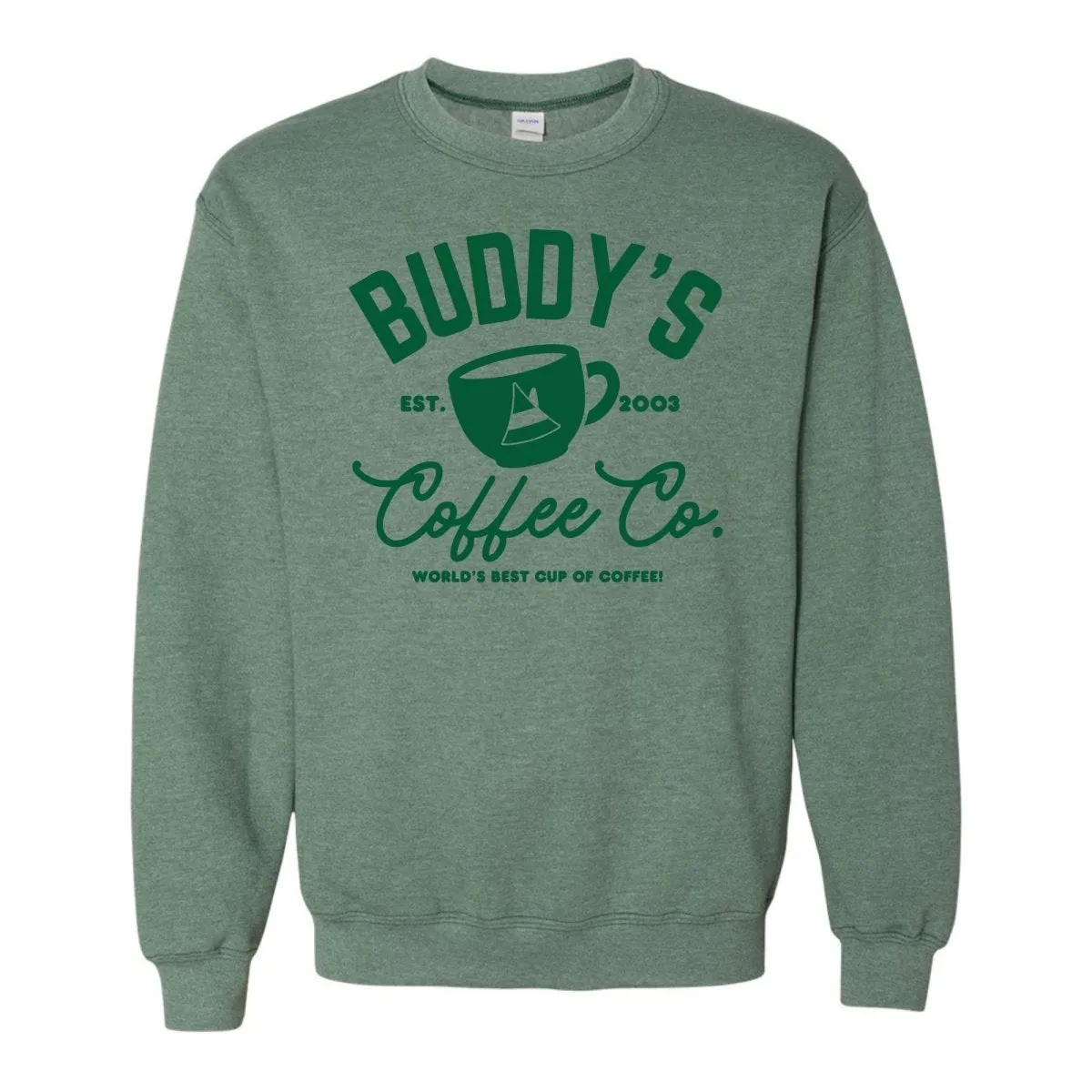 'Buddy's Coffee Co.' Crewneck Sweatshirt