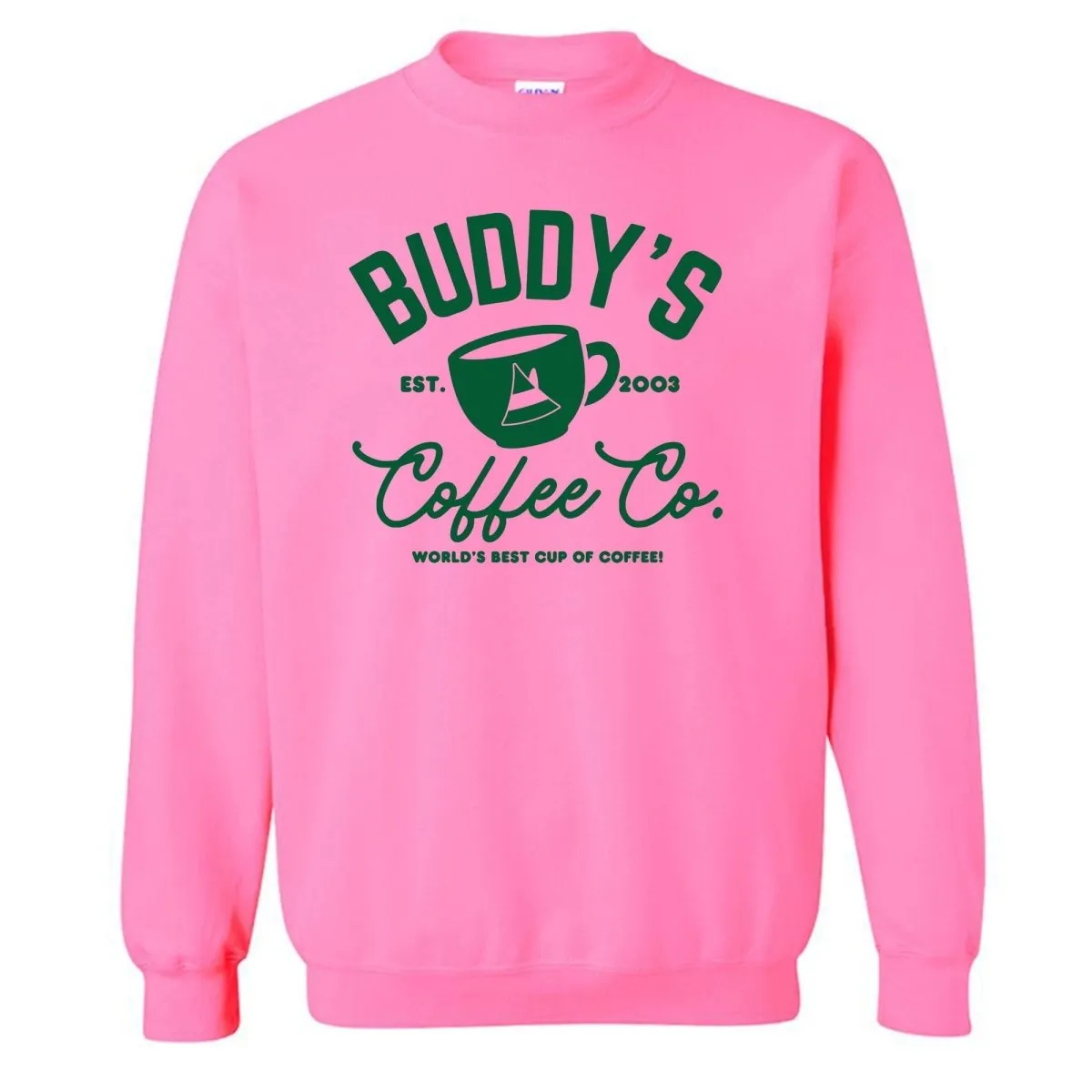 'Buddy's Coffee Co.' Crewneck Sweatshirt