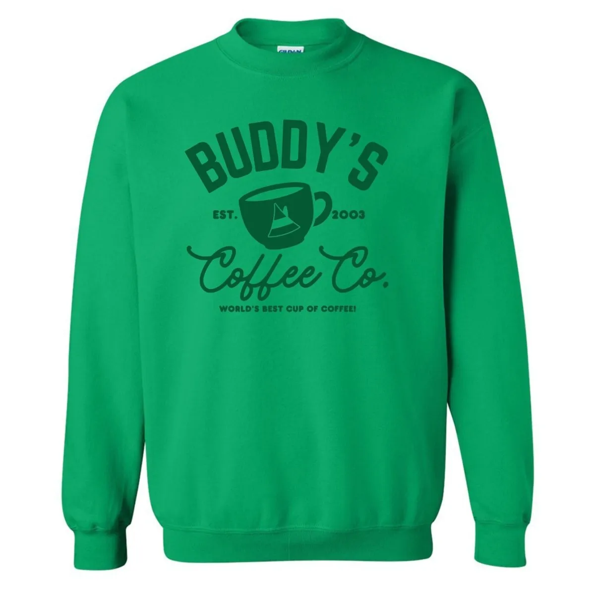 'Buddy's Coffee Co.' Crewneck Sweatshirt