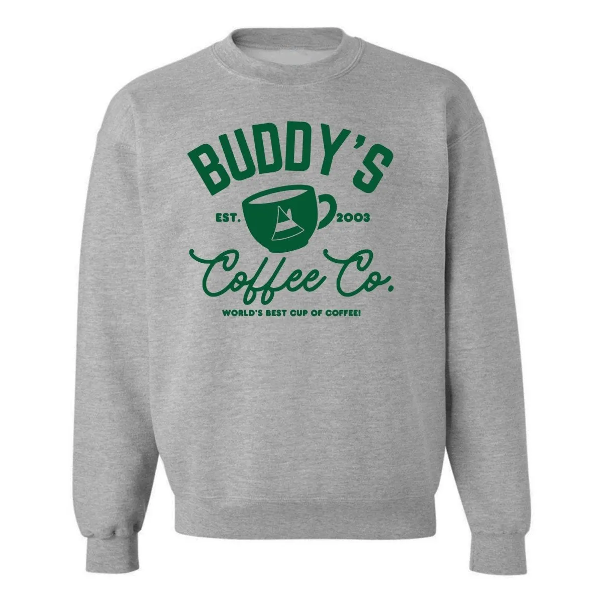 'Buddy's Coffee Co.' Crewneck Sweatshirt