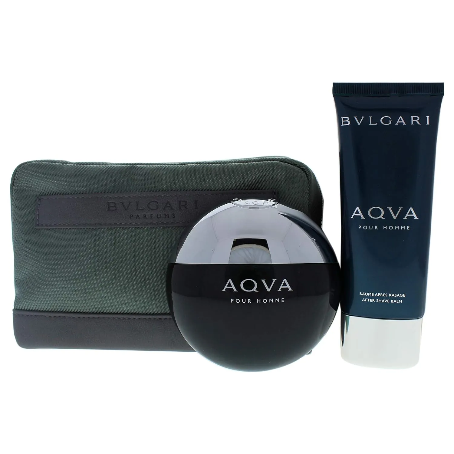 Bvlgari Aqva Pour Homme Set EDT 100Ml After Shave 100Ml Pouch