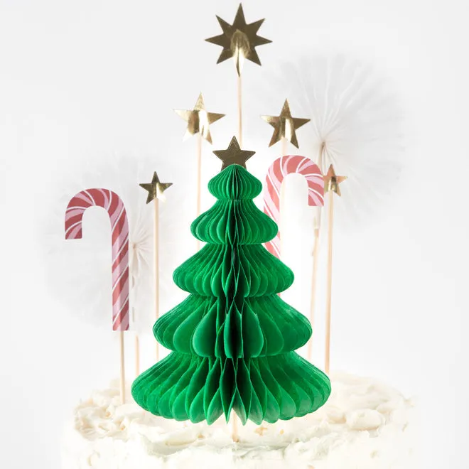 Cake Topper - Christmas Honeycomb Cake